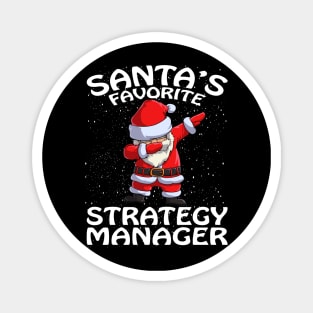 Santas Favorite Strategy Manager T Shirt Christmas Magnet